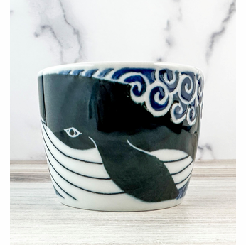 Japan Soba Cup Blue Whale Waves
