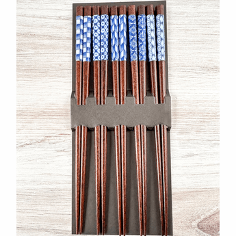 Japanese Chopsticks Set - Blue