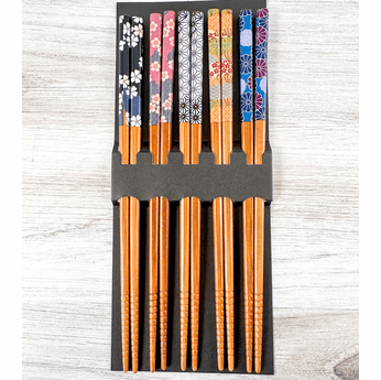 Japanese Chopsticks Set - Flowers
