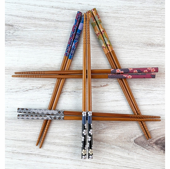 Japanese Chopsticks Set - Flowers