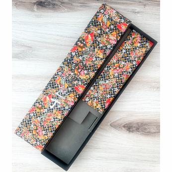 Japanese Knife Gift Box Orange Medium