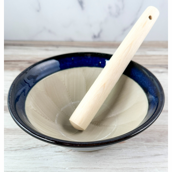 Japanese Suribachi Mortar & Pestle 18cm