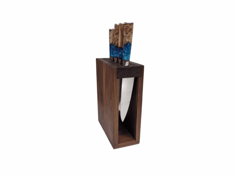 Jones Walnut Knife Block