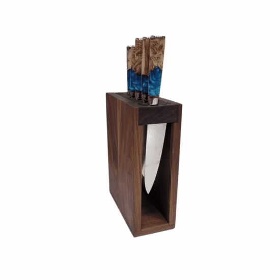 Jones Walnut Knife Block