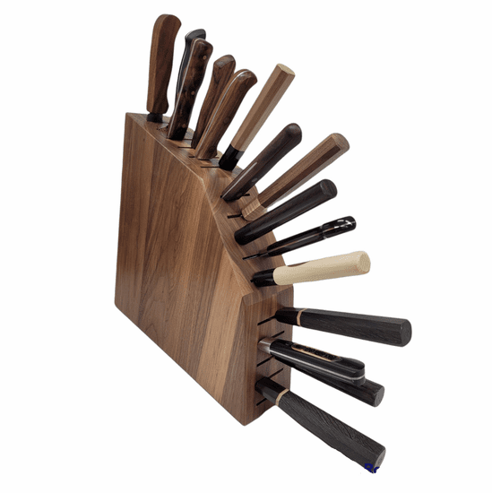 Jones Walnut Knife Block Version 2