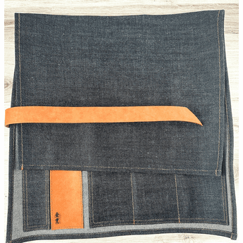 Kaneshige Denim Knife Roll