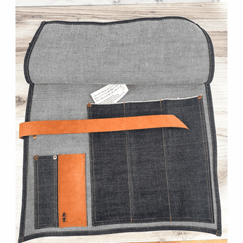 Kaneshige Denim Knife Roll
