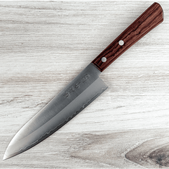 Kanetsugu AUS-8A Stainless Gyuto 180mm