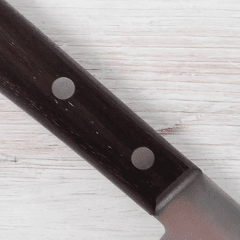 Kanetsugu AUS-8A Stainless Gyuto 210mm - Pinholes in the Handle