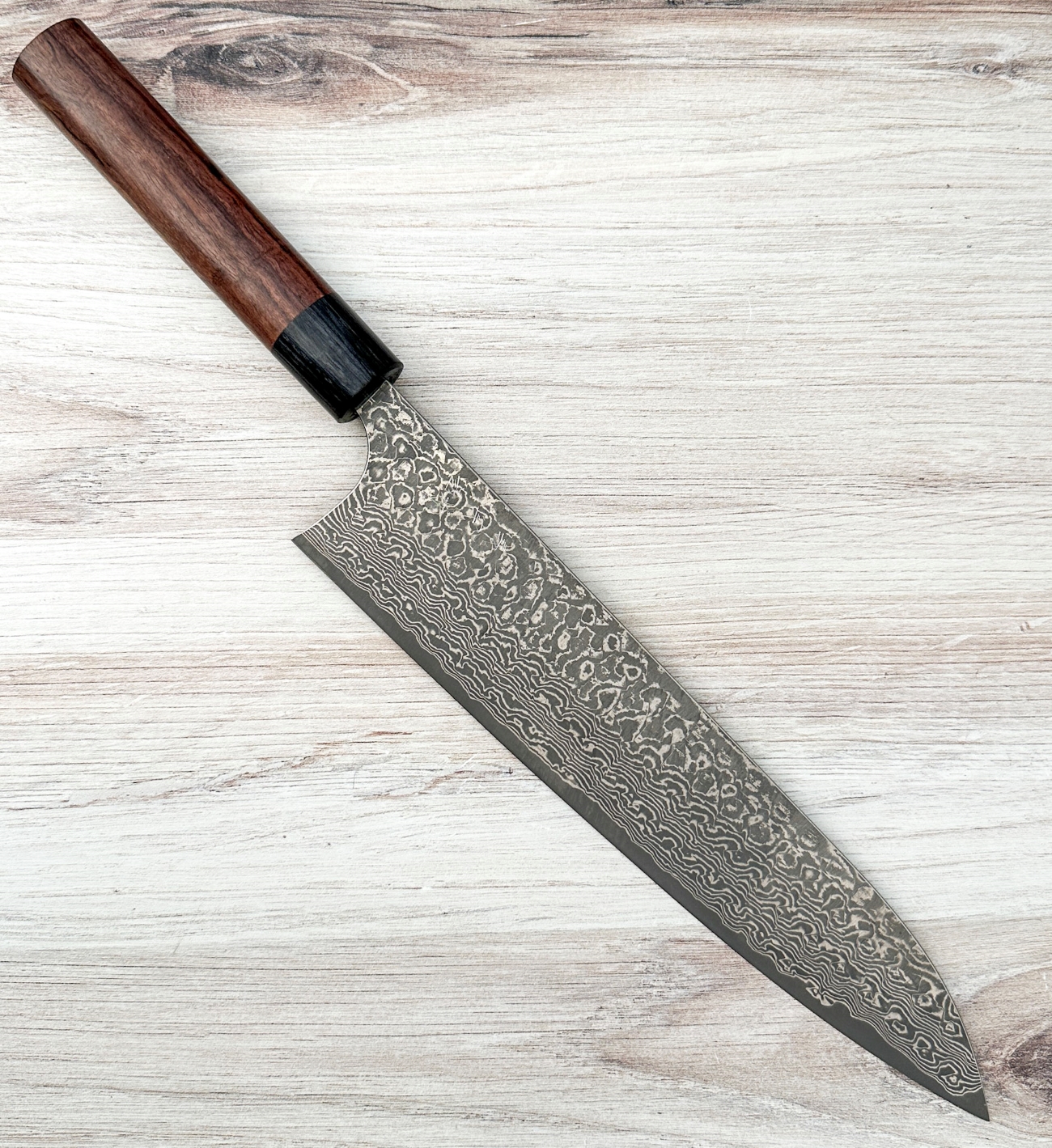 【igatomo】 Yoshimi Kato VG10 Suminagashi Gyuto 240mm|Echizen|CKTG