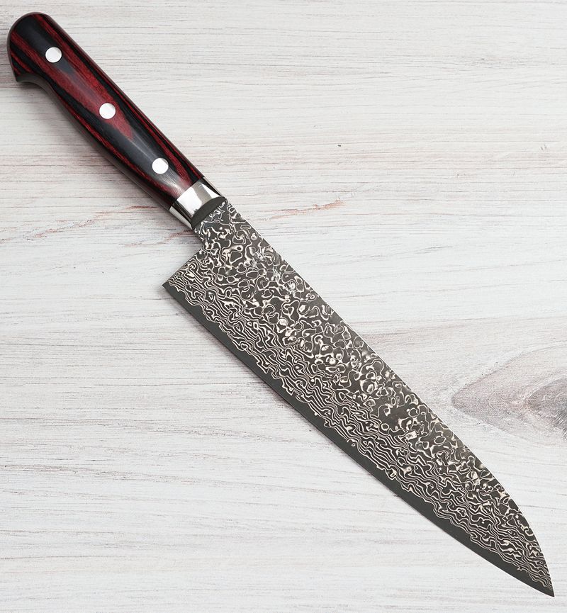 Yoshimi Kato VG-10 Suminagashi Gyuto 210mm|Echizen