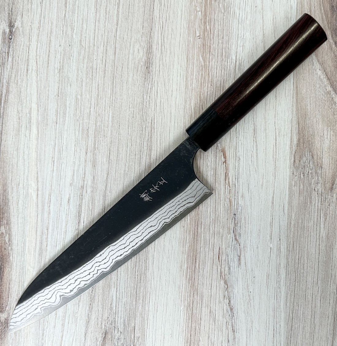 Anryu Kurouchi Damascus Gyuto 210mm|White #2
