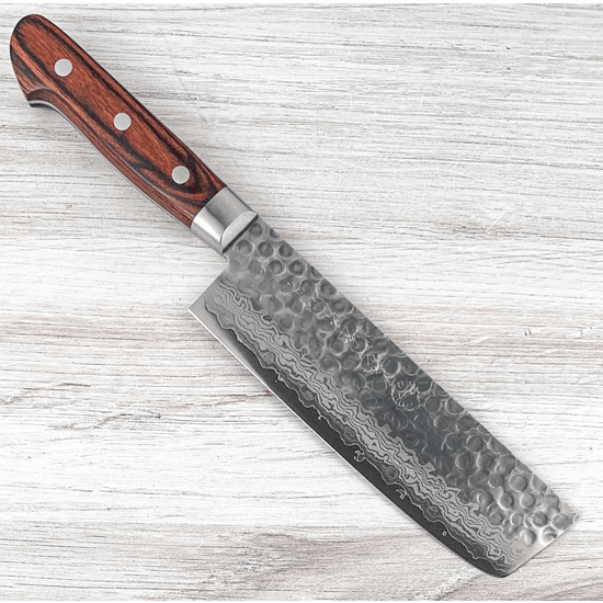 Kikuichi Warikomi Damascus Nakiri 165mm