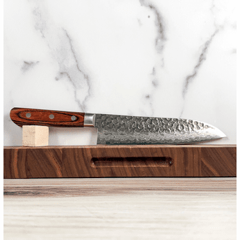 Kikuichi Warikomi Damascus Santoku 185mm