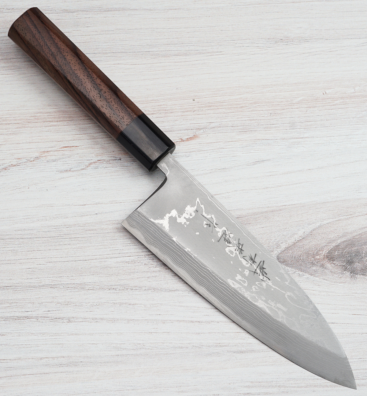 調理器具 Hideo Kitaoka Deba Shorogami Damascus Kitaoka Damascus White #1 Deba 180mm|Takefu Village|CKTG