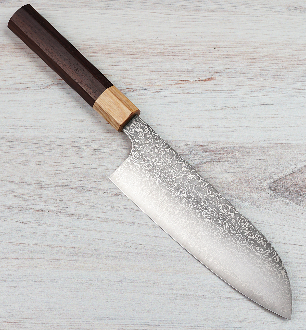 小林包丁sg2 文化　170mm Kobayashi SG2 Damascus Santoku 170mm|Chef Knives To Go