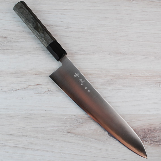 Kohetsu Aogami Super Gyuto 240mm - Tiny Scratches on Blade