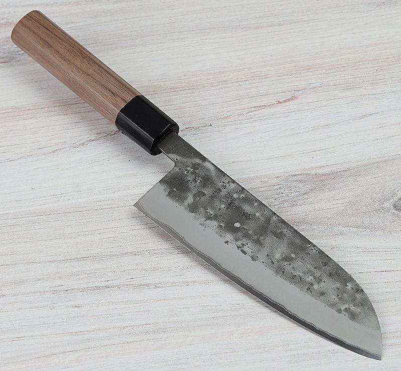 Kohetsu Blue #2 Nashiji Santoku 165mm|Chef Knives To Go