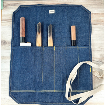Kohetsu Denim Knife Roll 5 Pockets