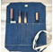 Kohetsu Denim Knife Roll 5 Pockets