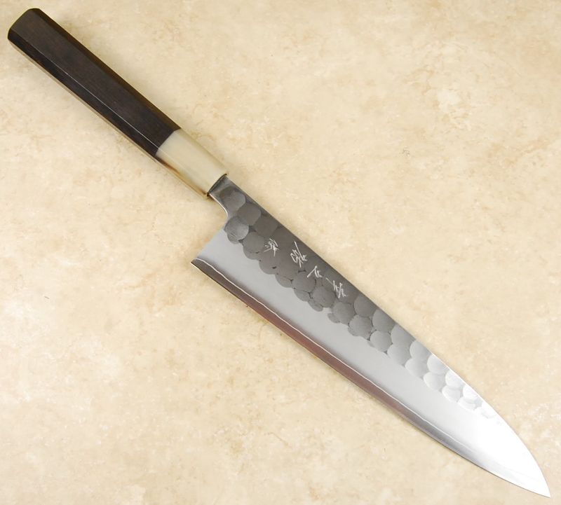 Konosuke SKD Tsuchime Gyuto 210mm Ebony with Buffalo Blonde
