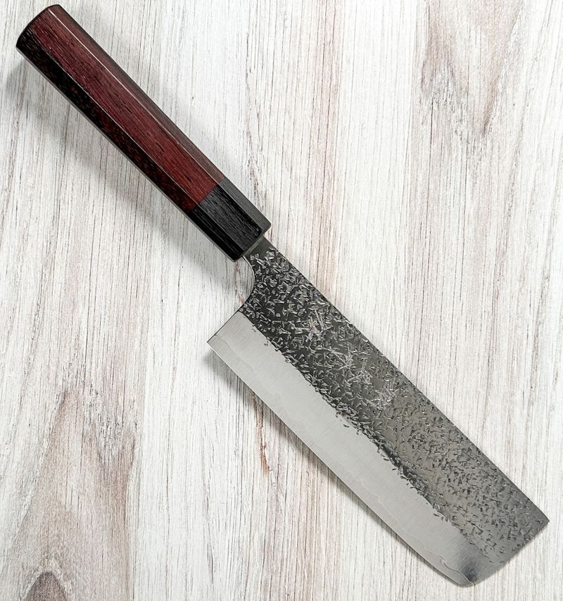 柳濑二郎 Yoshimi Echizen 165mm SG2 Nakiri - Japanese Knife Imports