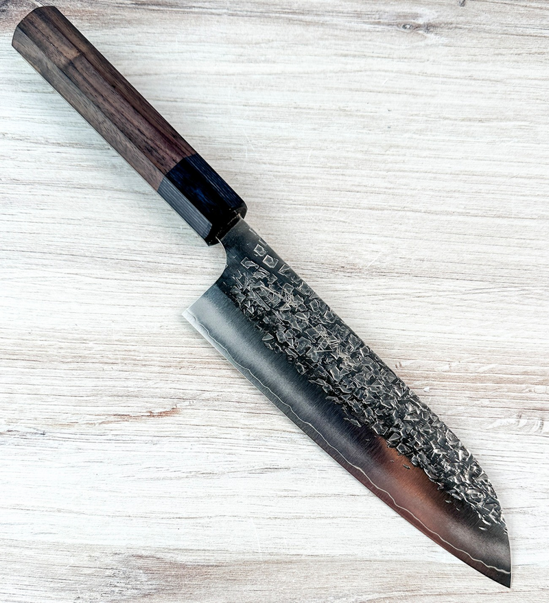 377　Tu-TSUKuSHI* Kurosaki Shizuku R2 Santoku 170mm|SG2 Santoku