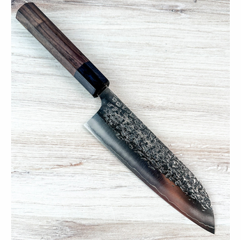 こう Kurosaki Shizuku R2 Santoku 170mm|SG2 Santoku