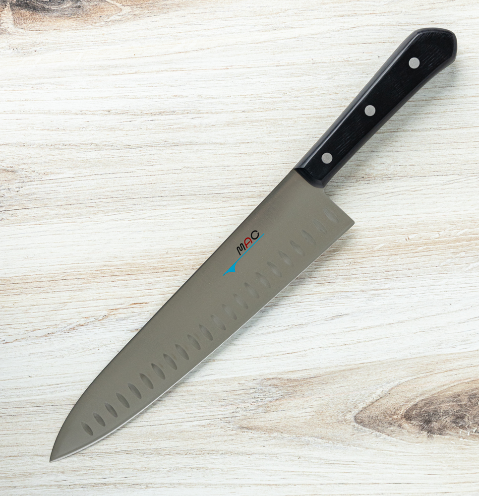 MAC Chef Series Dimpled Chef Knife 250mm|Granton