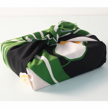 Mashu Lily of the Valley Furoshiki 70cm Black