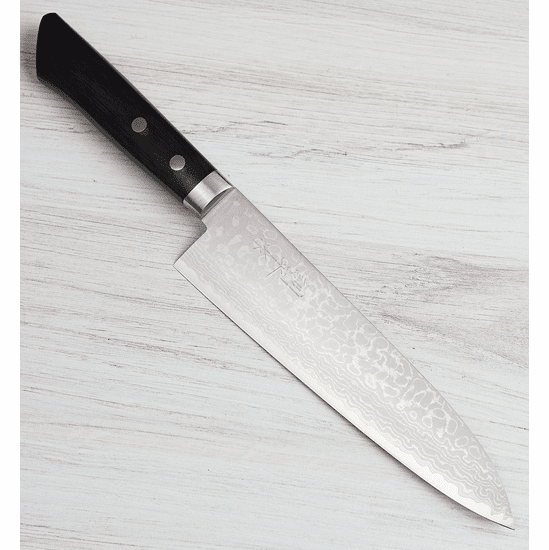 Masutani VG10 Damascus Gyuto 180mm Black