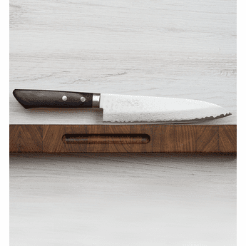 Masutani VG10 Damascus Gyuto 180mm Black