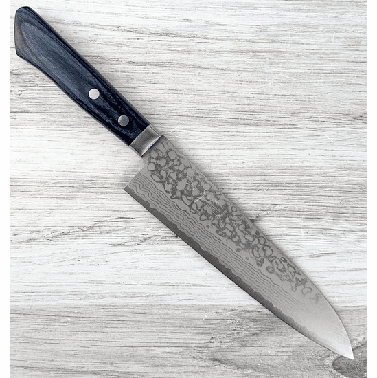 Masutani VG10 Damascus Gyuto 180mm Blue