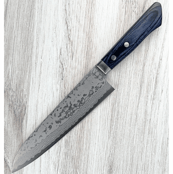 Masutani VG10 Damascus Gyuto 180mm Blue