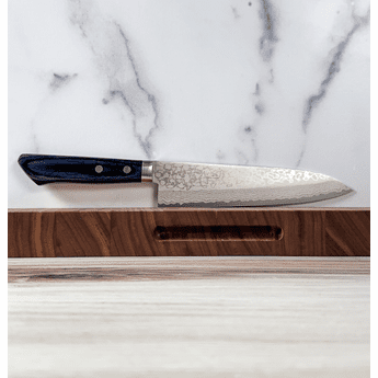 Masutani VG10 Damascus Gyuto 180mm Blue