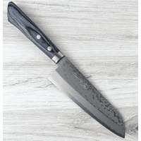 Visit Masutani VG10 Damascus Santoku 165mm Blue