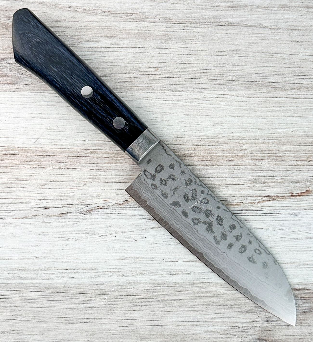 Masutani VG10 Damascus Mini Santoku 130mm