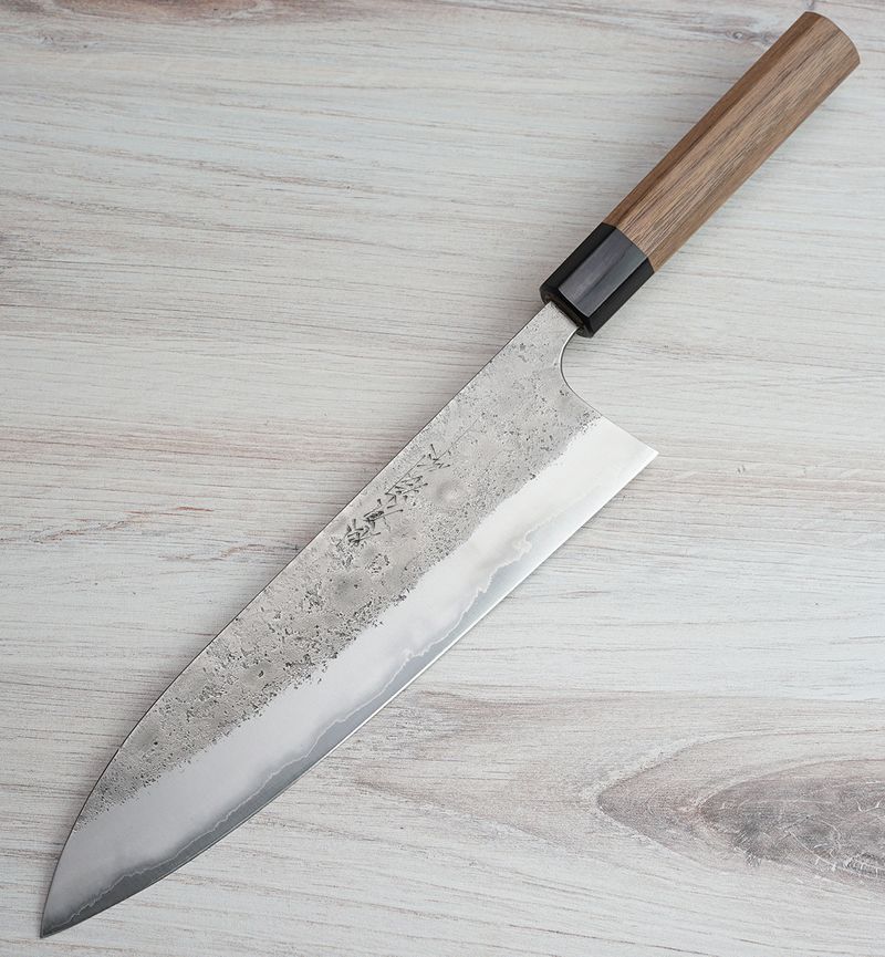 Matsubara Blue #2 Nashiji Gyuto 240mm|Carbon Steel