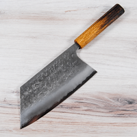 Visit Matsubara Blue #2 Wavy Face Kiri Cleaver 180mm