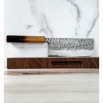 Matsubara Blue #2 Wavy Face Tall Nakiri 180mm