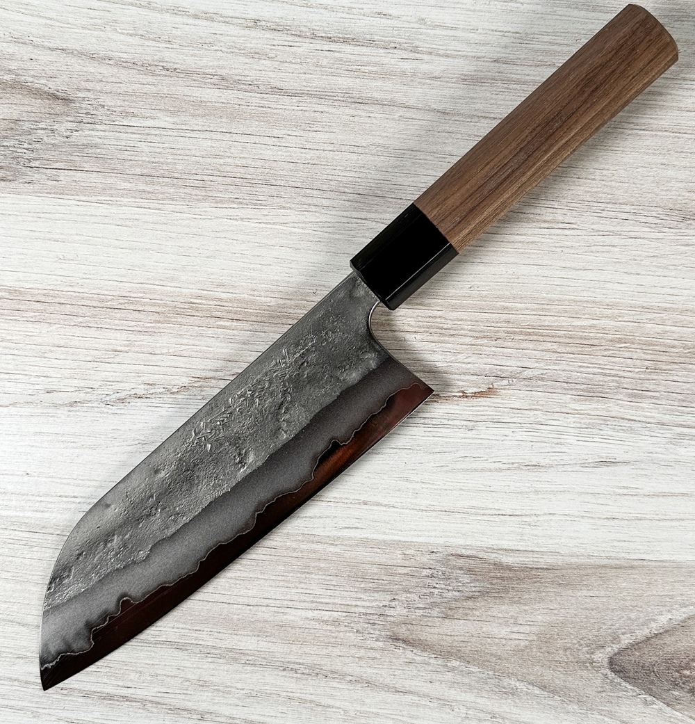 Matsubara Blue #2 Nashiji Santoku 180mm