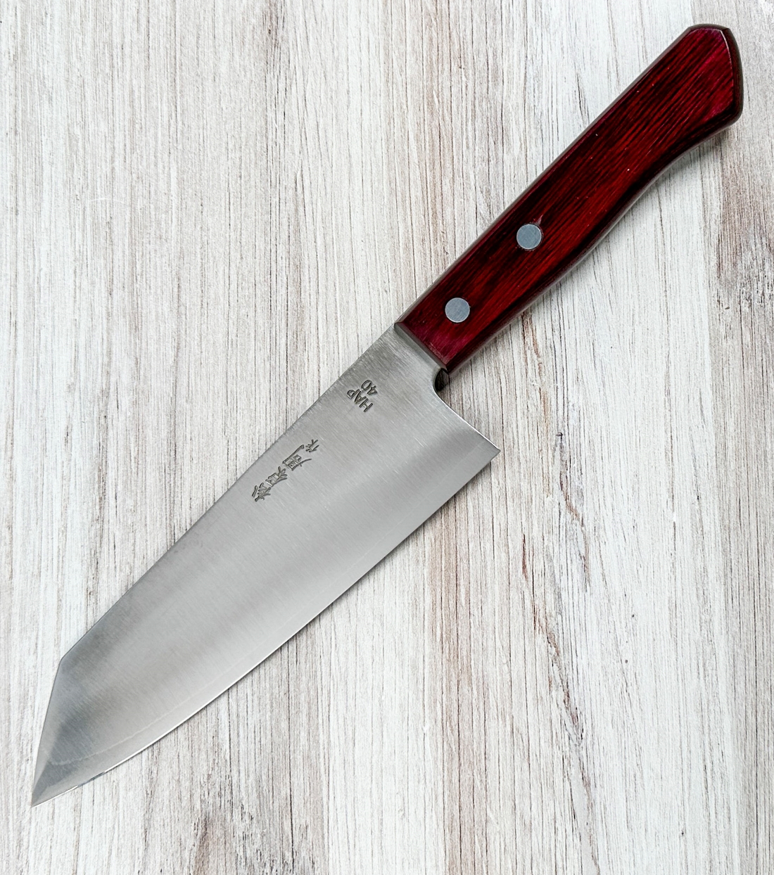 骨董モンゴルナイフ（ホタク） Boning-knife-VG-5-Damascus-