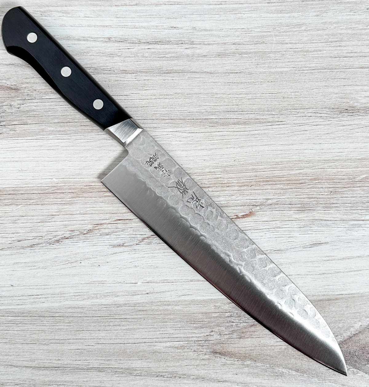 とみふじ　 Kotetsu Nashiji Blue #2 Gyuto 210mm