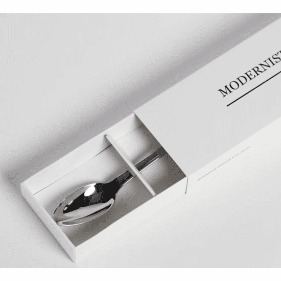 Modernist Cutlery Quenelle Spoon 9.25 inch