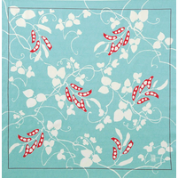 Visit Musubi Vines & Bean Pods Furoshiki 90cm