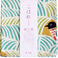 Musubi Kata Kata Cats and Birds Furoshiki 70cm Green