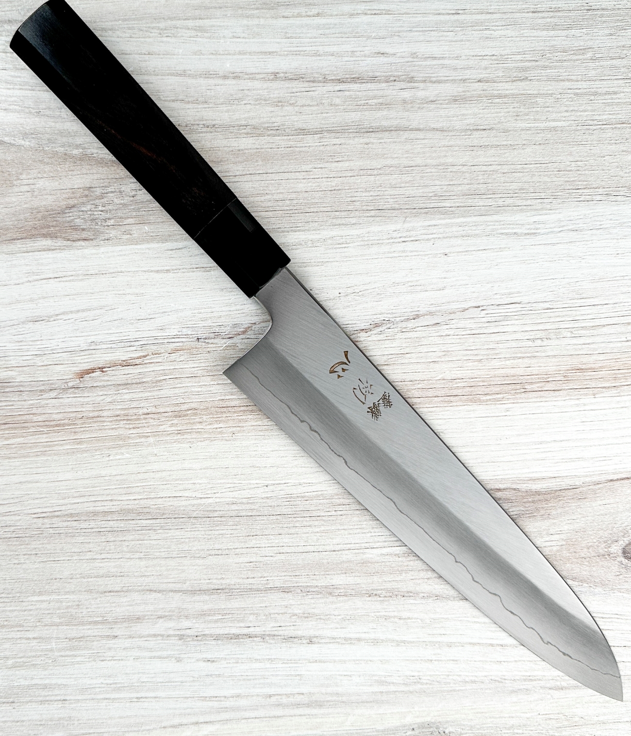かるさむ Tetsujin kasumi ginsan gyuto 240mm – Zahocho Knives Tokyo