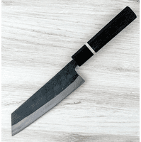 Visit Nakamura Blue #1 Bunka 165mm Bog Oak