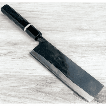 Nakamura Blue #1 Nakiri 165mm Bog Oak