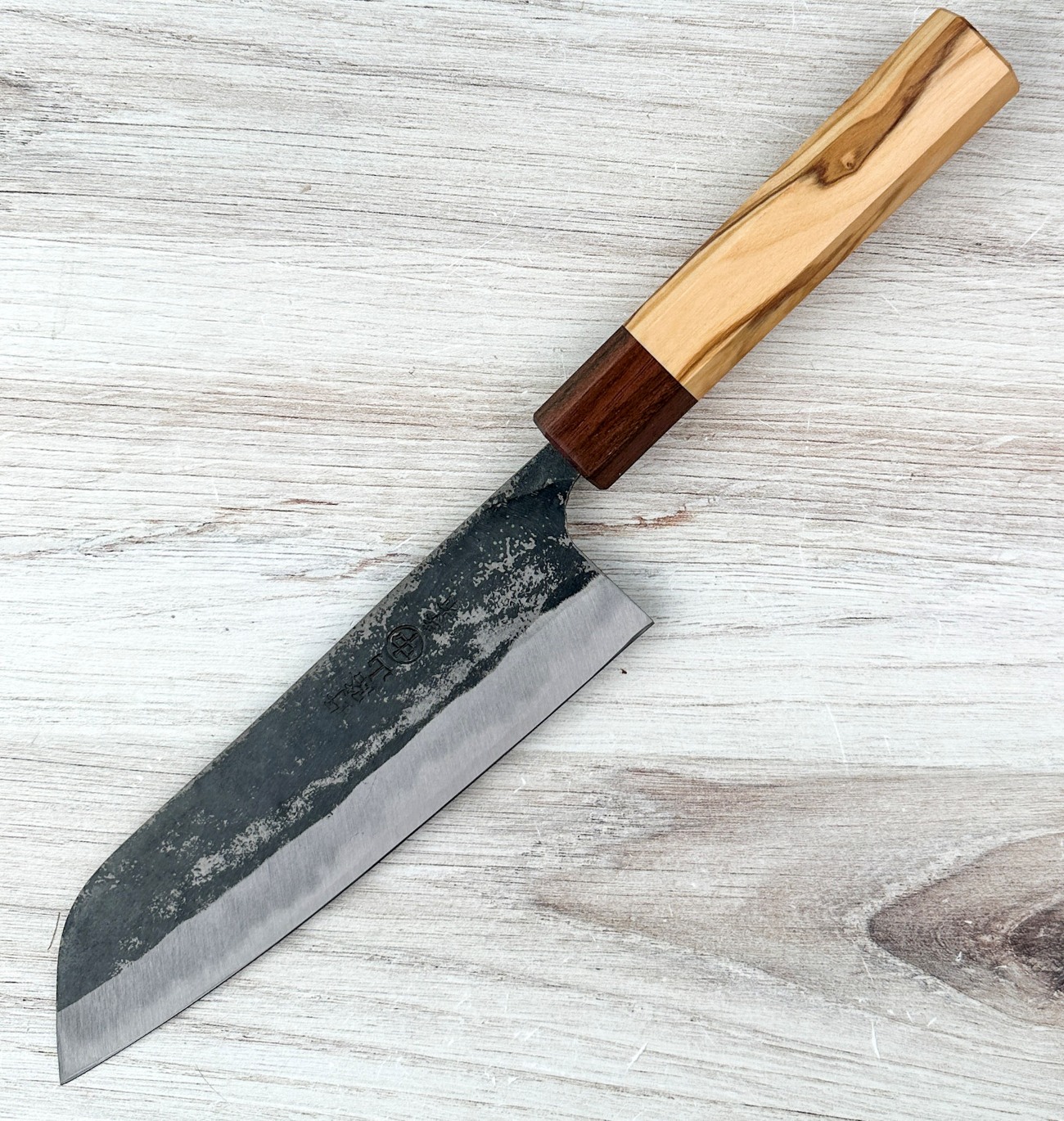 Nakamura Blue #1 Santoku 165mm|Chef Knives To Go